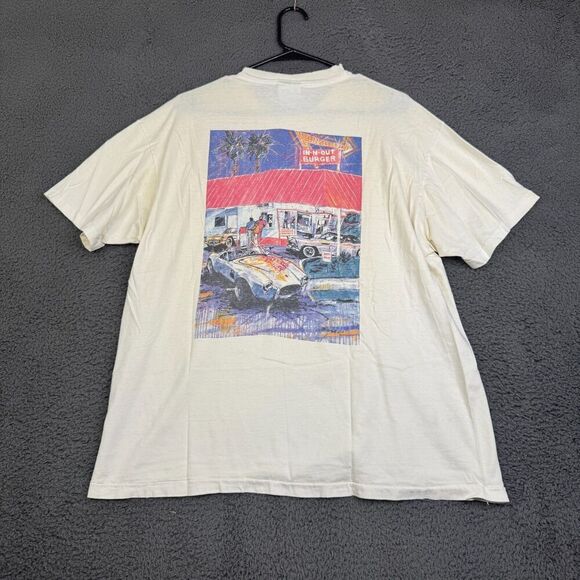 Vintage In N Out Burger T-Shirt Southern California Single Stitch XL 80s - Picture 11 of 13